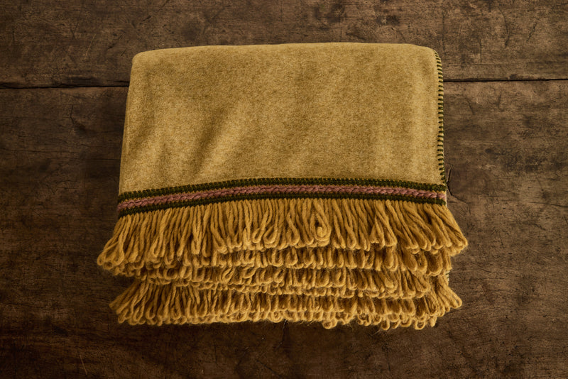 Bamboo Throw in Yellow