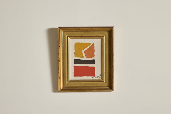1970s Abstract Shape Painting