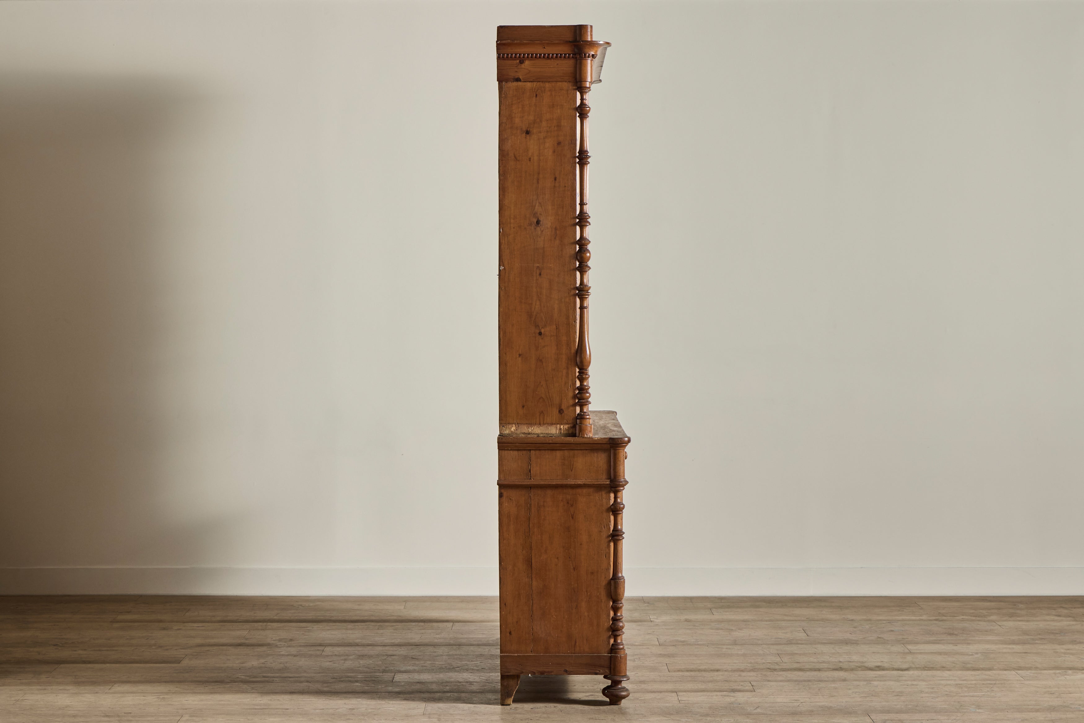 Tall Italian Pine Cabinet