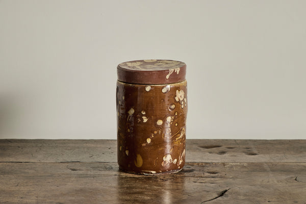 Amber Marbled Jar No.1