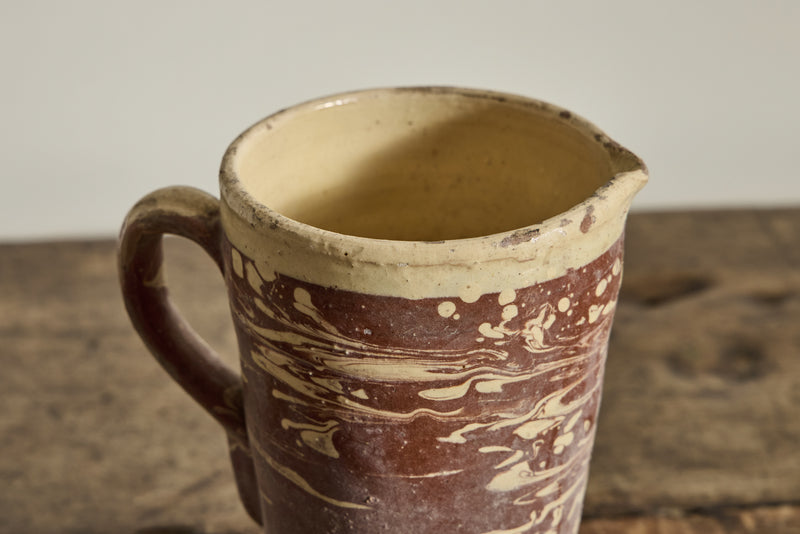 Amber Marbled Pitcher