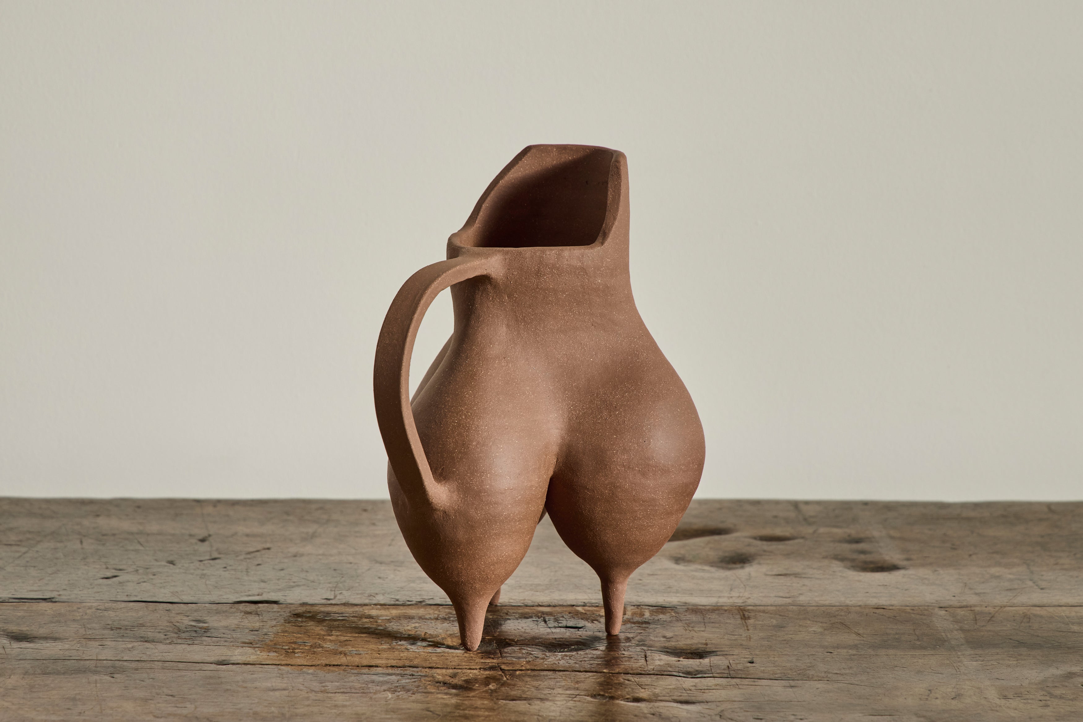 Tripod Pitcher in Red Stone