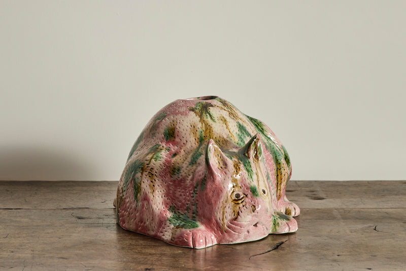 Cat Vessel in Pink