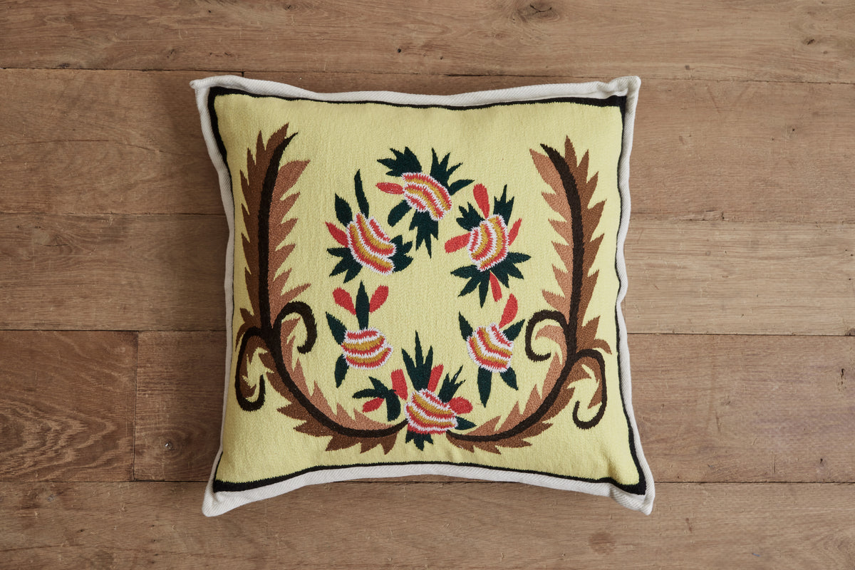 Rose Bowl Embroidered Cashmere