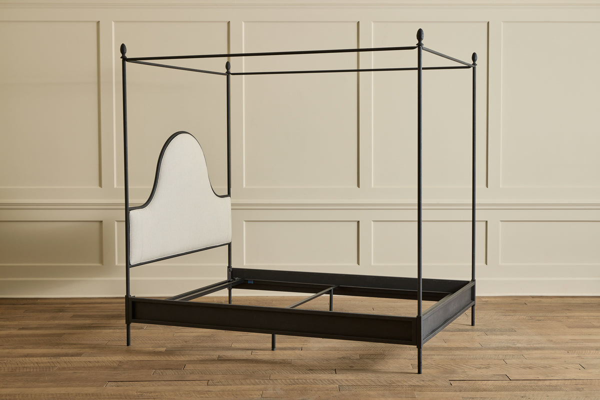 Iron Canopy Bed, Queen