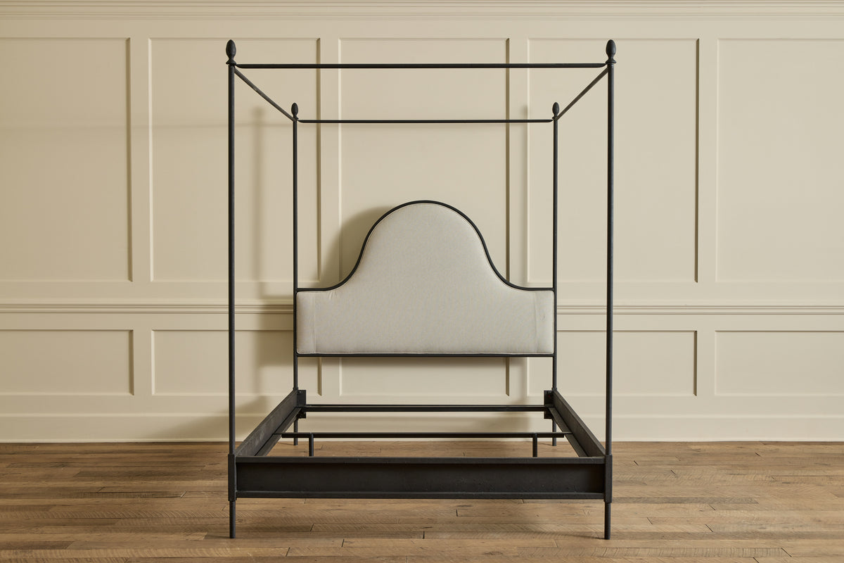 Iron Canopy Bed, Queen