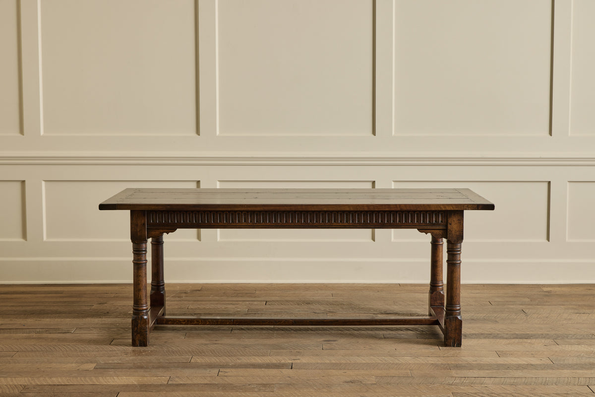 VTG 19TH C FRENCH DINING TABLE