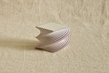 Dash Stripe Spiral Notepad in Purple & Ivory