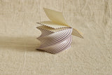 Dash Stripe Spiral Notepad in Purple & Ivory