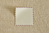 Dash Stripe Spiral Notepad in Purple & Ivory