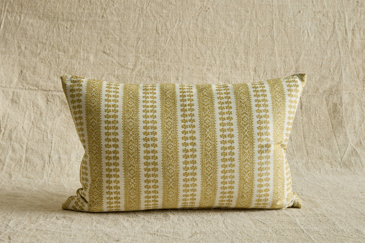 Susan Deliss Pillow in Patmos in Saffron