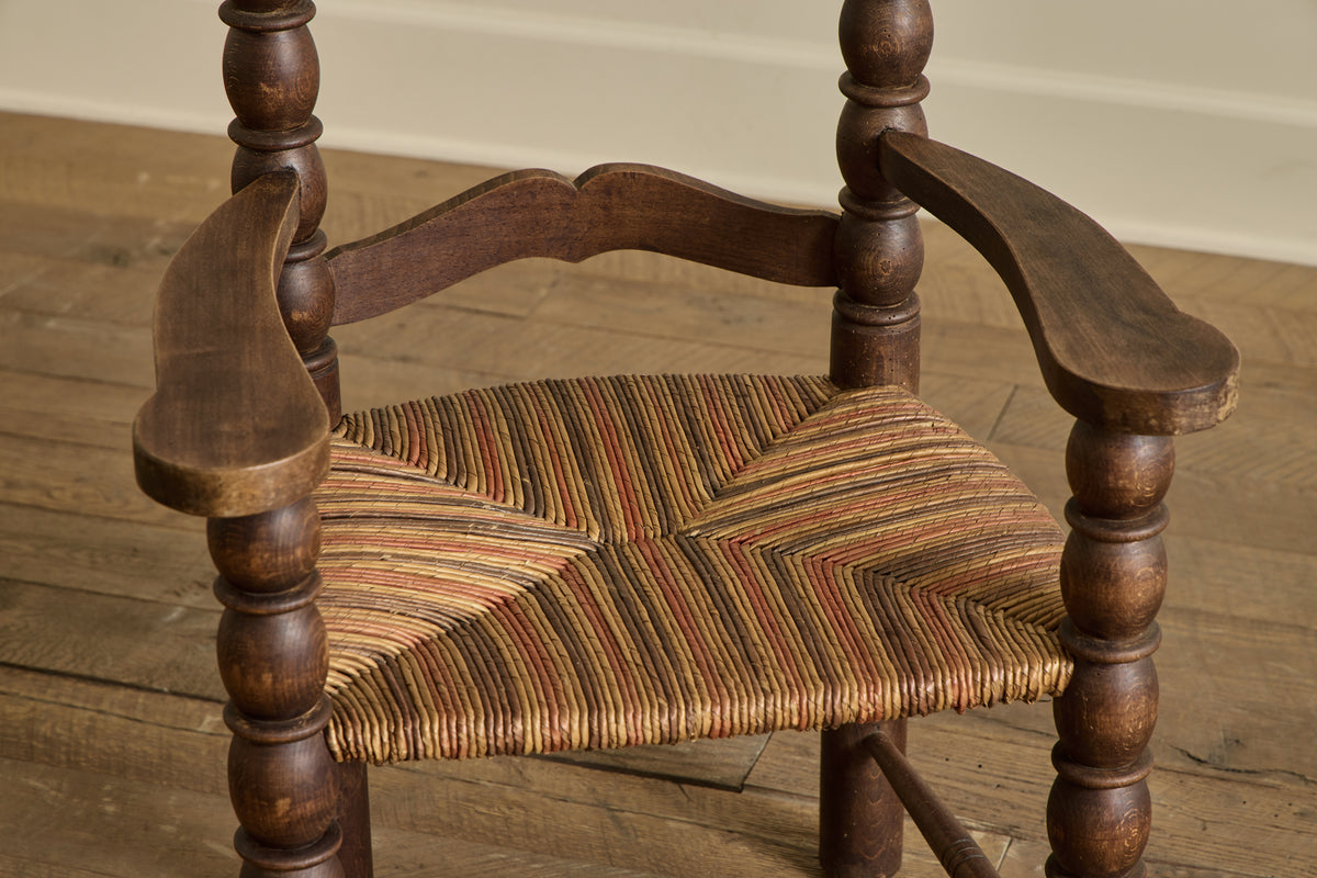 Pair Dudouyt Style Side Chairs