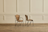 Set of 6 Iron & Wicker Chairs