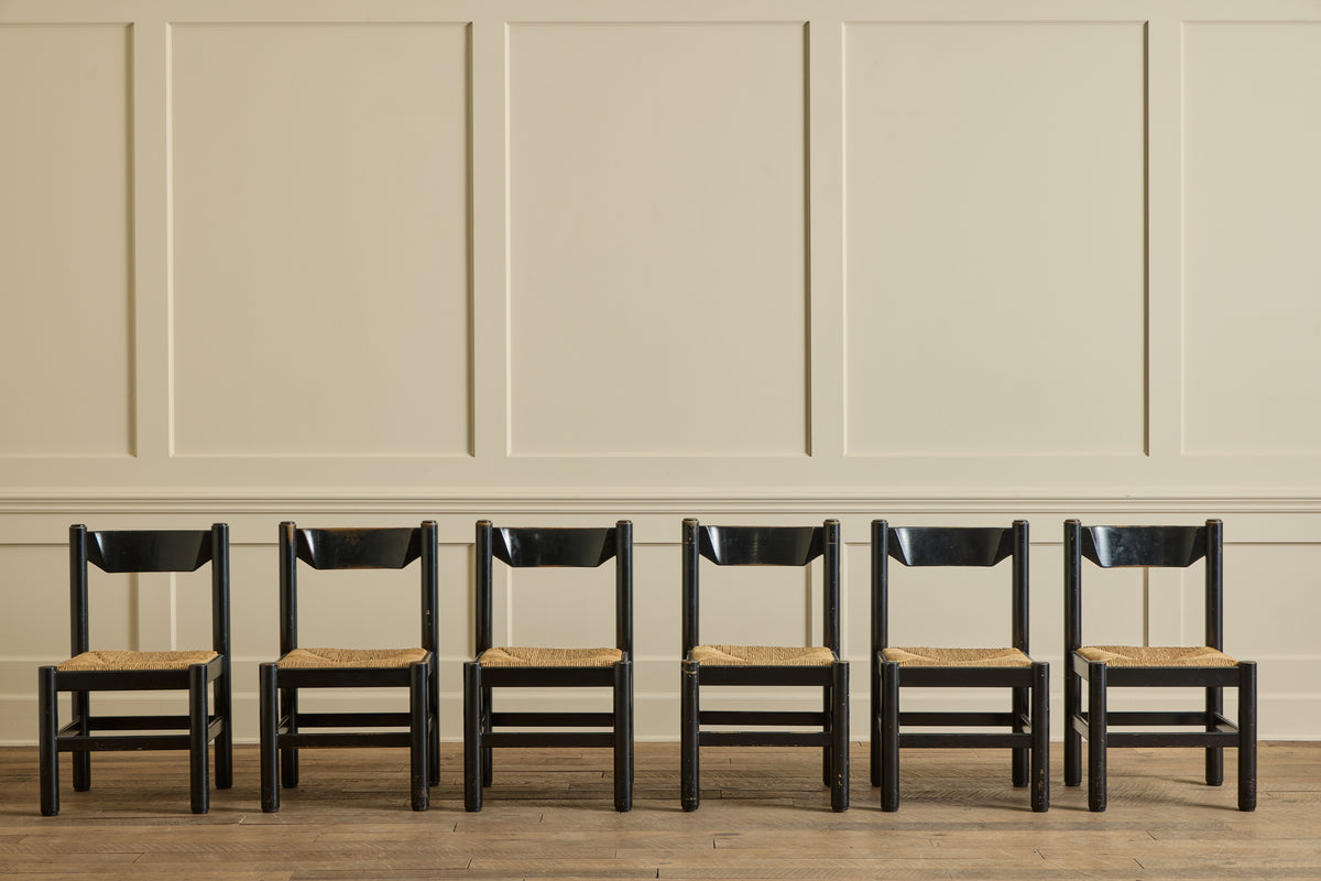 Set of 6 Magistretti Chairs