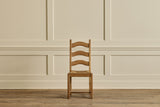 Set of 8 Ladder Back Rush Chairs