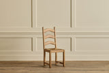 Set of 8 Ladder Back Rush Chairs