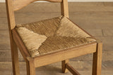 Set of 8 Ladder Back Rush Chairs