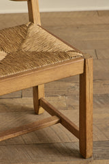 Set of 8 Ladder Back Rush Chairs