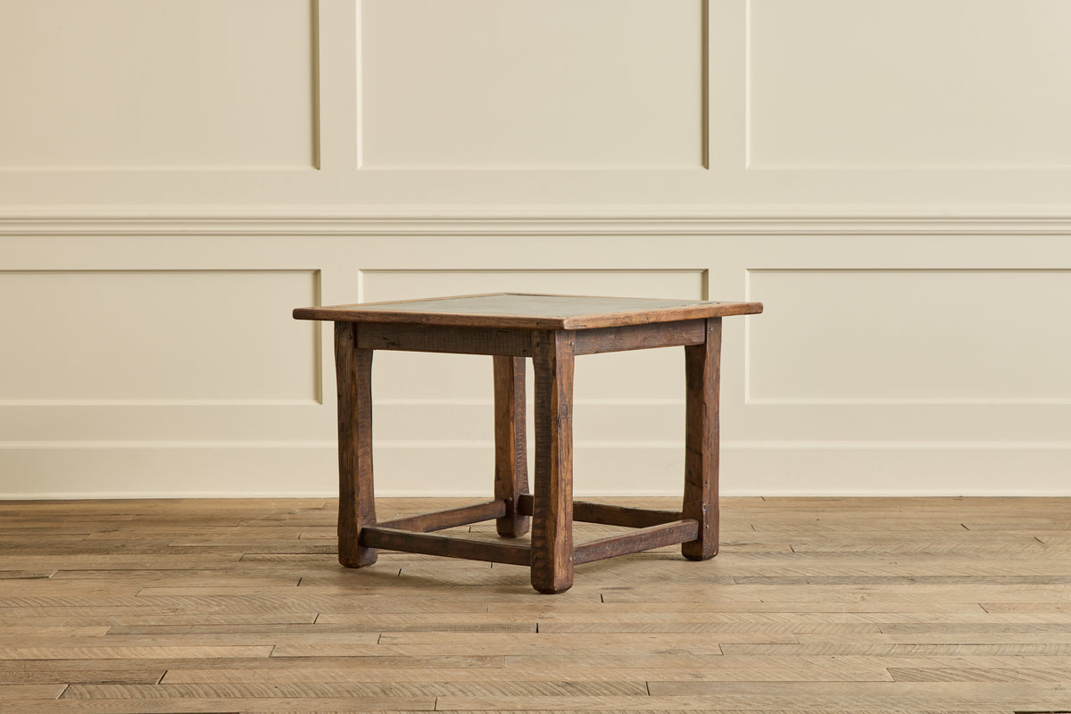 VTG GRANITE INLAY SIDE TABLE