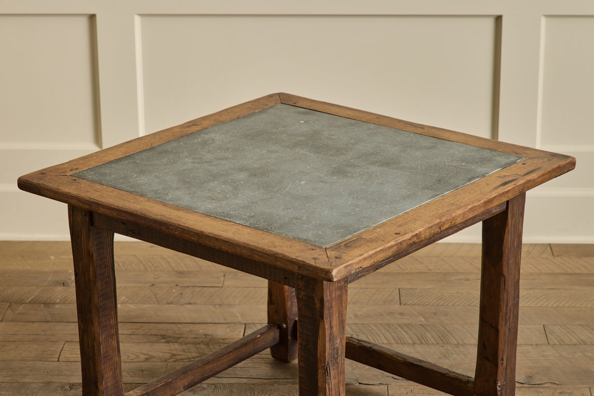 Granite Inlay Side Table