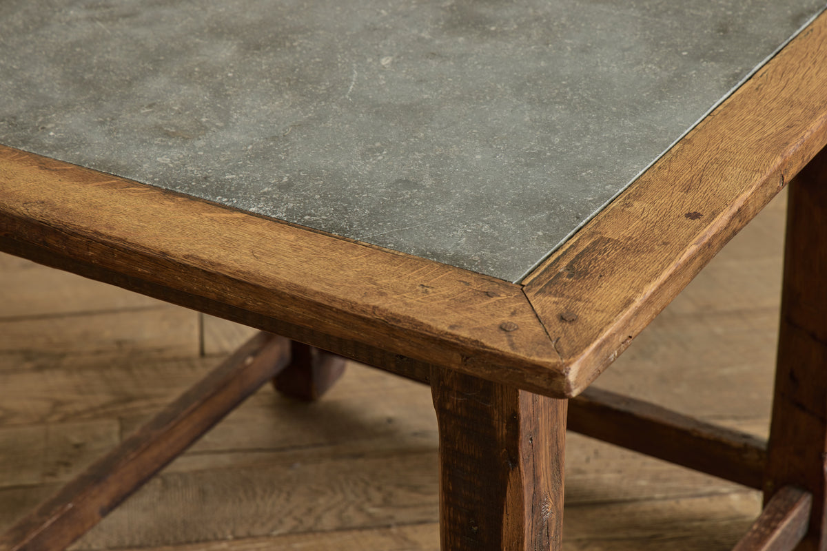 Granite Inlay Side Table