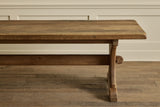 Oak Trestle Dining Table