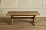 Oak Trestle Dining Table