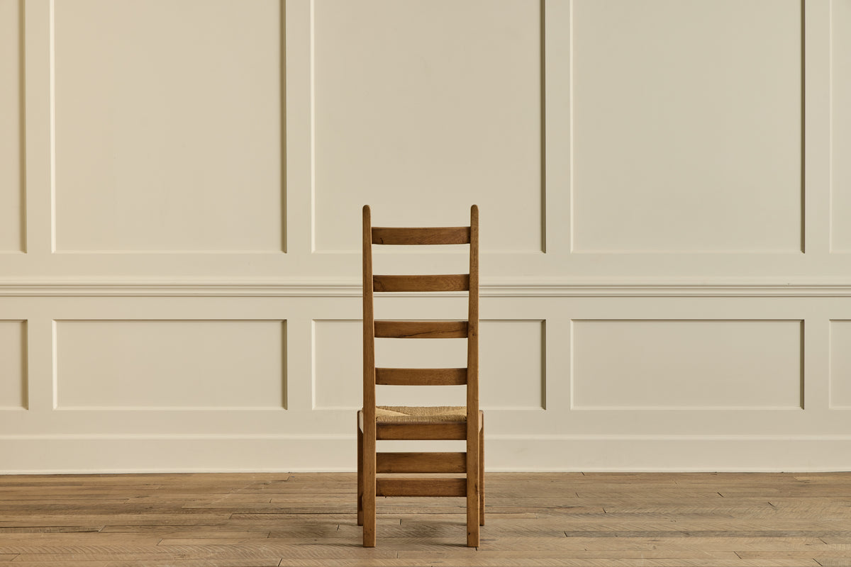 Set of 6 High Back Rush Chairs