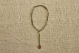 19th Century Necklace with Citrine Drop