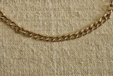 19th Century Etched Curb Link Necklace