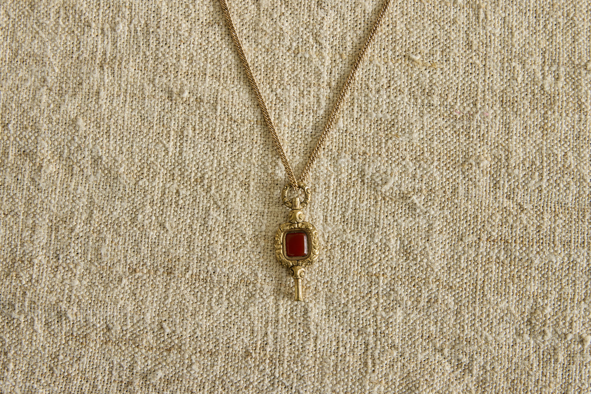 Late Georgian Watch Key Necklace