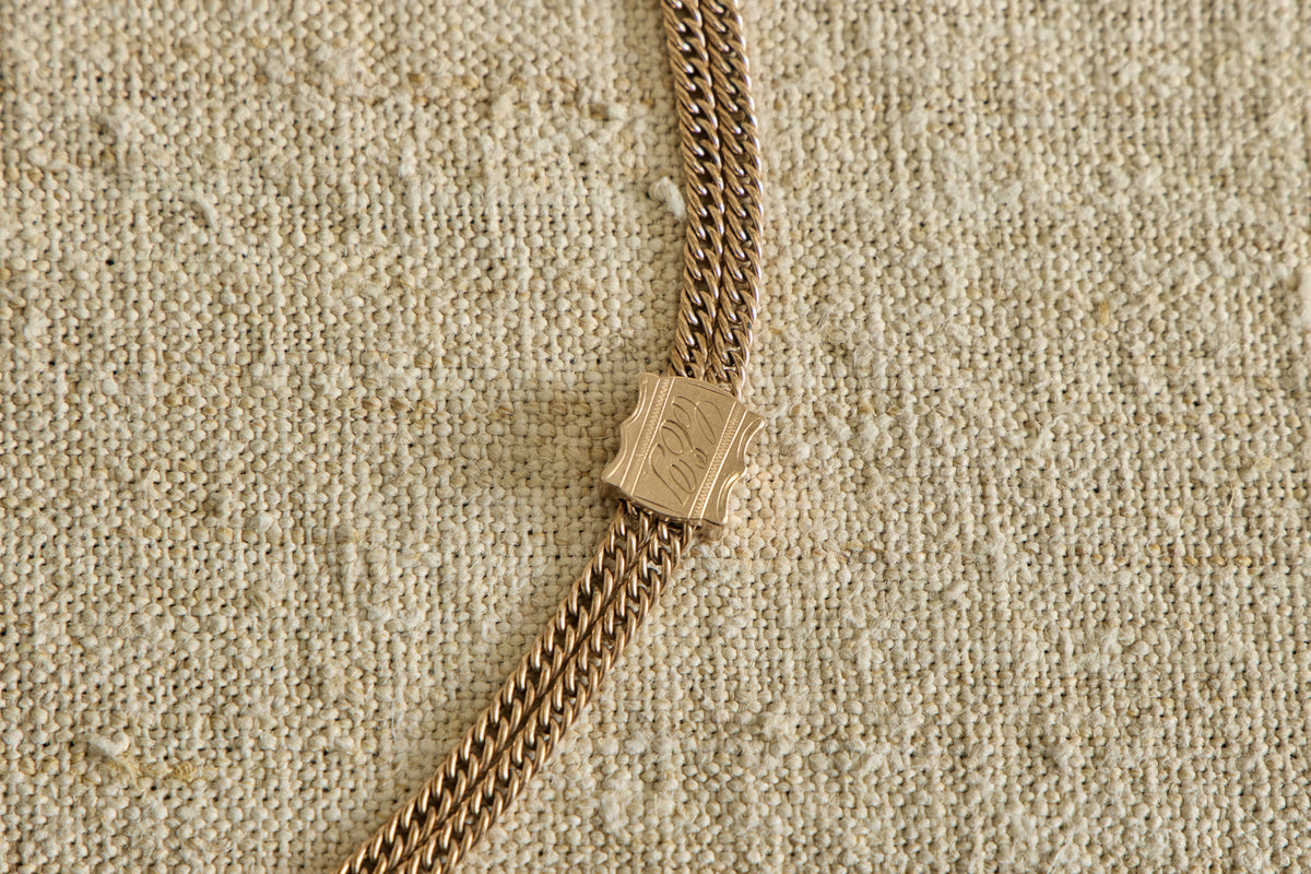 Mid 19th Century Etched Necklace
