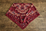 Scarf in Secret Garden Bordeaux