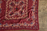 Scarf in Secret Garden Bordeaux