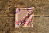 Small Flower Bandana Scarf in Camel