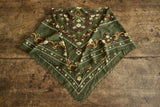 Scarf in Secret Garden Golded Green