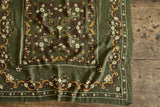 Scarf in Secret Garden Golded Green