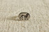 1960s Sterling Silver Georgian Lion Crest Ring