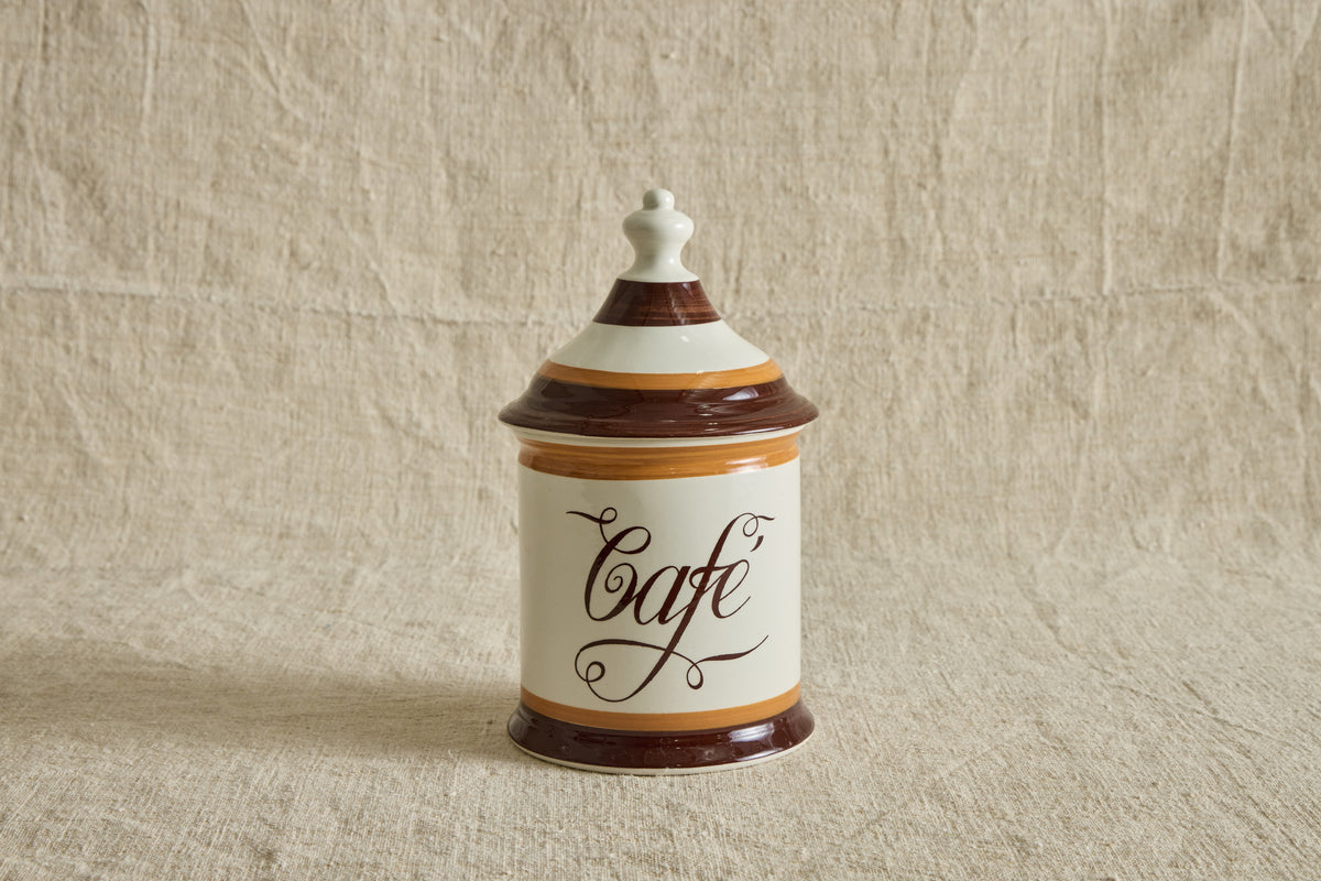 VTG CAFE LIDDED JAR