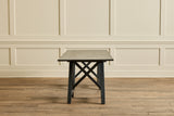 Black Oak Trestle Desk