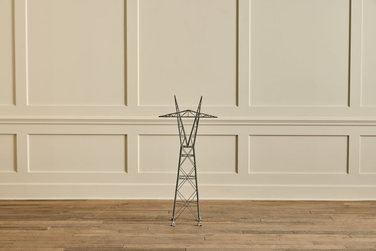 VTG METAL TOWER SCULPTURE