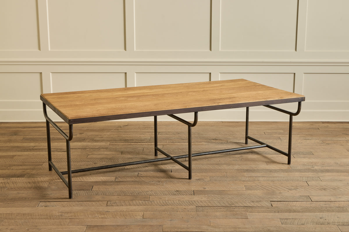 Industrial Iron & Oak Table