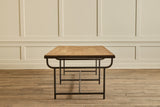 Industrial Iron & Oak Table