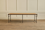 Industrial Iron & Oak Table