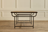 Industrial Iron & Oak Table