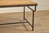 Industrial Iron & Oak Table