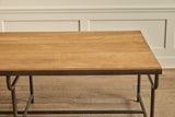 Industrial Iron & Oak Table
