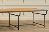 Industrial Iron & Oak Table