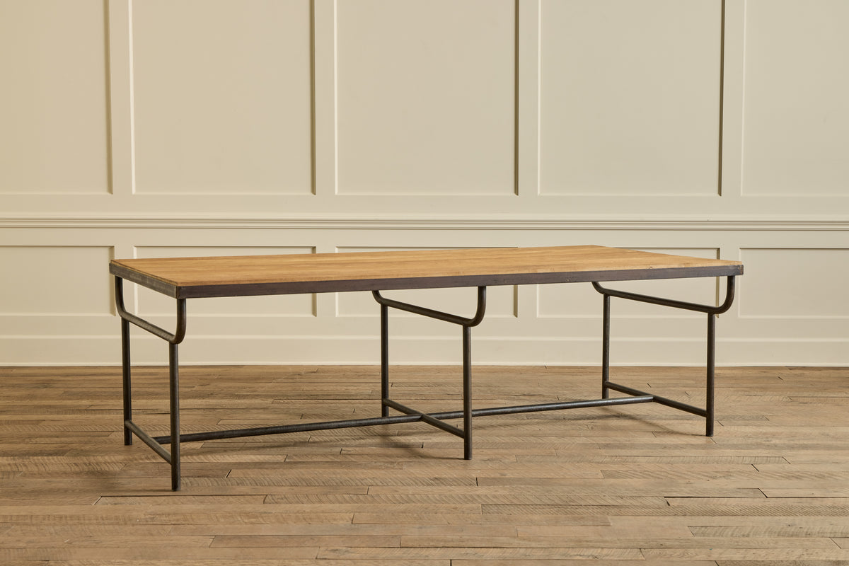 Industrial Iron & Oak Table