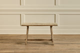 Bleached Burlwood Side Table